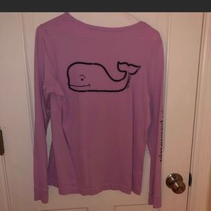 Purple Vineyard Vines Long Sleeve Large